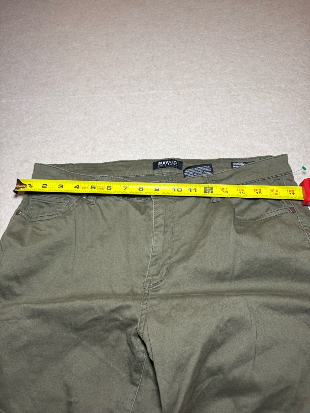 Buffalo David Bitton Daily Mid Rise Stretch Skinny Ankle Pants Women Size 34 - Picture 6 of 8
